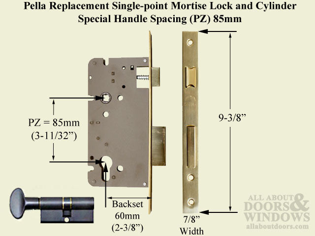 Special 85 mm PZ Replacement Handle-set Kit - Choose Options - Special 85 mm PZ Replacement Handle-set Kit - Choose Options