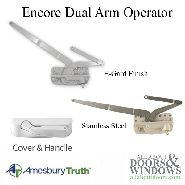 Truth 50.10 Encore Dual Arm Casement Operator with Stud, Left Hand - Truth 50.10 Encore Dual Arm Casement Operator with Stud, Left Hand