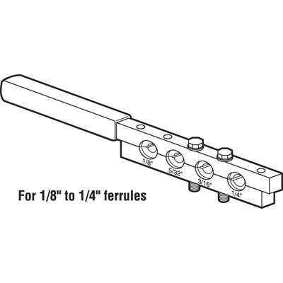 Ferrule Crimping Swage Tool 1/8-1/4 Inch Cable - Ferrule Crimping Swage Tool 1/8-1/4 Inch Cable