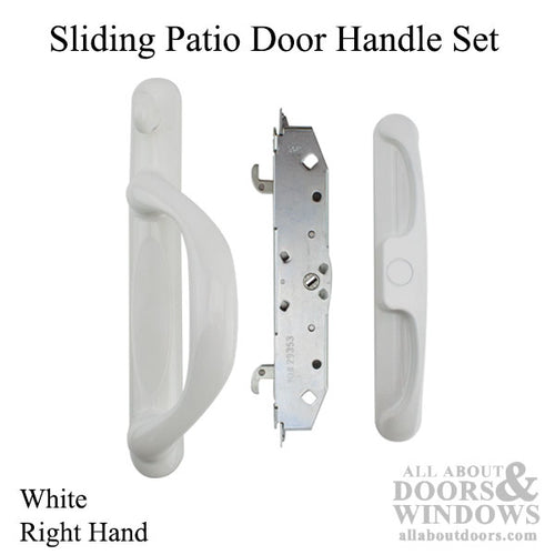 Door Handle White Diecast Mortise System Right Hand Sliding Patio Door Handle Single Pack - Door Handle White Diecast Mortise System Right Hand Sliding Patio Door Handle Single Pack