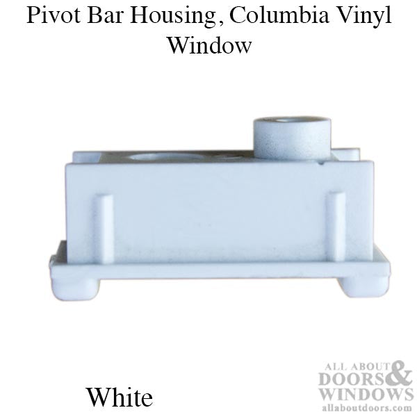 Pivot Bar Housing, Columbia vinyl window - White - Pivot Bar Housing, Columbia vinyl window - White