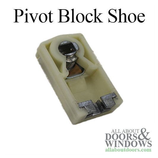 Pivot Block Shoe, 15/16" x 1-27/32", Zinc Cam