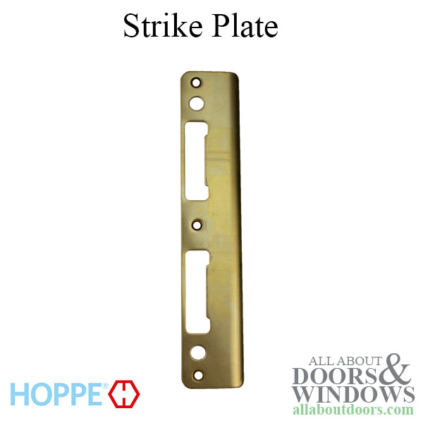 Strike Plate, PC0005N Latch / Deadbolt - Brass - Strike Plate, PC0005N Latch / Deadbolt - Brass