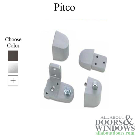 Store Front Commercial Doors Pivot Hinge Pitco Style - Alum