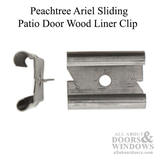 Peachtree Ariel Sliding Patio Door Wood Liner Clip