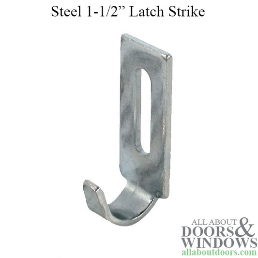 Steel 1-1/2 Inch Latch Strike for Sliding Screen Door