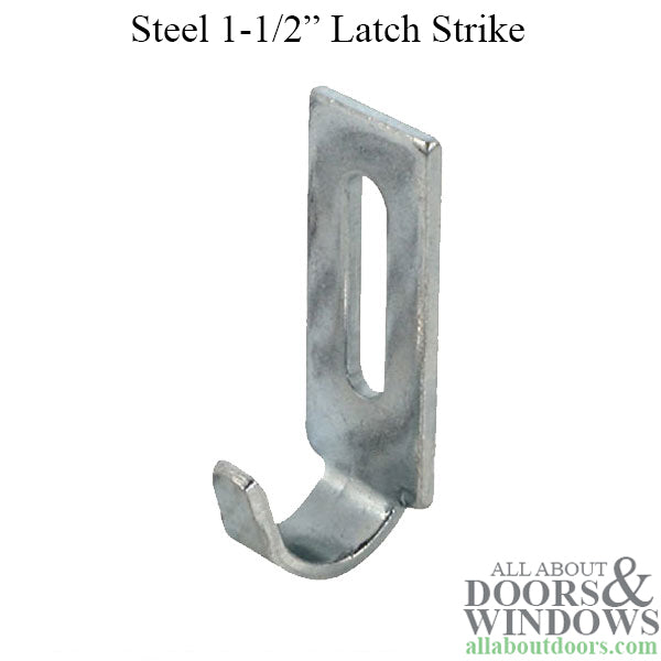 Steel 1-1/2 Inch Latch Strike for Sliding Screen Door - Steel 1-1/2 Inch Latch Strike for Sliding Screen Door