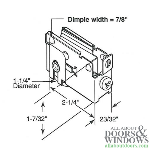 Sliding Glass Door Roller 1.25 Inch Steel Wheel with Adjustable Metal Housing - Sliding Glass Door Roller 1.25 Inch Steel Wheel with Adjustable Metal Housing