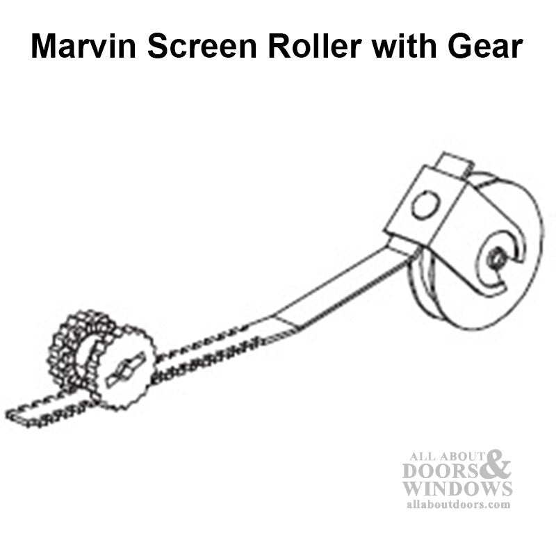 Marvin Screen Roller with Gear - Discontinued - Marvin Screen Roller with Gear - Discontinued