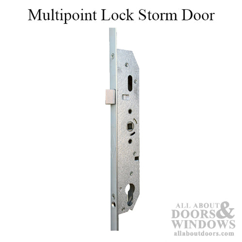 Storm Door Multipoint Lock with Top and Bottom Hooks and Spring Latch - Storm Door Multipoint Lock with Top and Bottom Hooks and Spring Latch