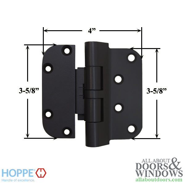 Hoppe F8709, 2009 Set Hinge, RHI / LHO- Rustic Umber - Hoppe F8709, 2009 Set Hinge, RHI / LHO- Rustic Umber