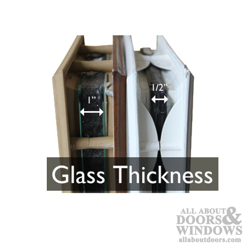 Therma Tru Door Lite Oval Surround with Clear 1 Inch Glass for Entry Doors - Therma Tru Door Lite Oval Surround with Clear 1 Inch Glass for Entry Doors