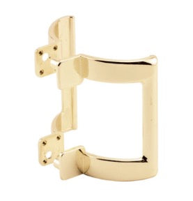 Shower Door Handle 2 Inch Hole Spacing Polished Brass