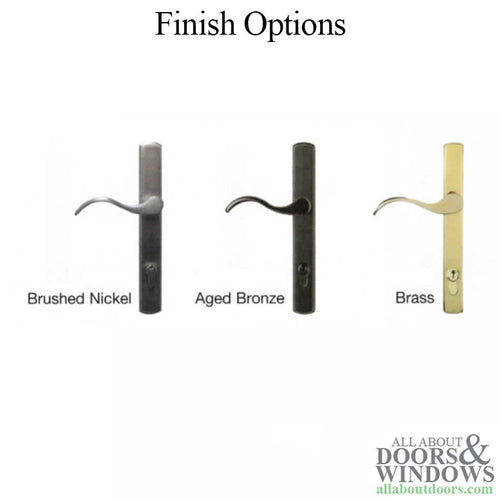 Multipoint Lock Handle Set Trim for Larson Elegance Storm Door - Multipoint Lock Handle Set Trim for Larson Elegance Storm Door