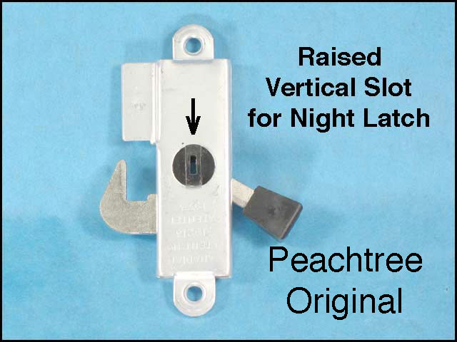 Peachtree Mortise Latch for Carvel Wood Sliding Patio Door - Peachtree Mortise Latch for Carvel Wood Sliding Patio Door