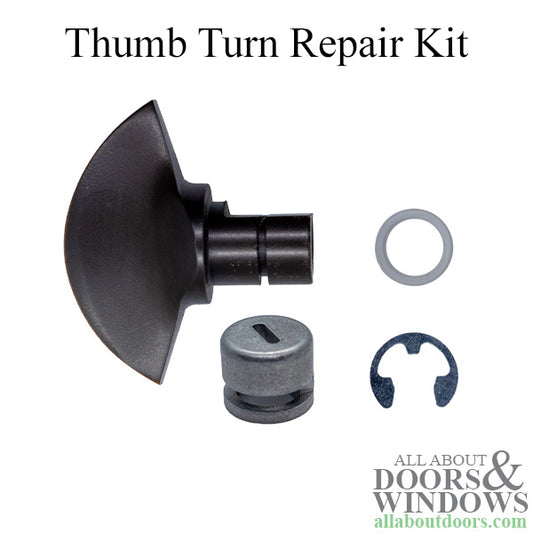 Thumb Turn Kit for Emtek Multipoint Lock Trim Bronze