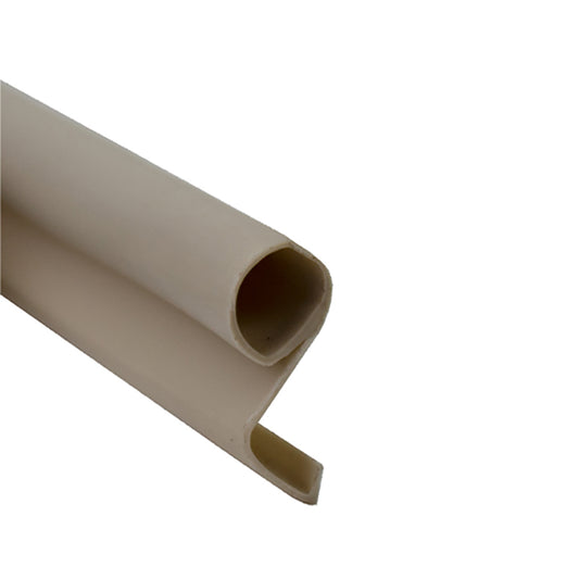Bulb Weatherstrip, .250 Offset Leg, Casement & Double Hung Windows - Beige