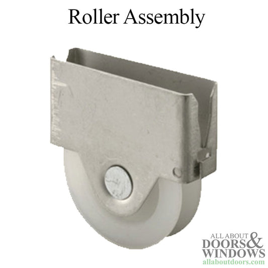 Roller Assembly with 1 Inch Nylon Wheel for Sliding Screen Door