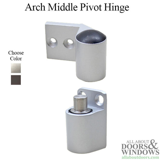 Arch Middle Pivot Hinge - Aluminum