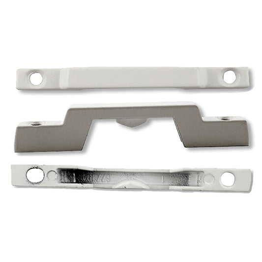 Columbia C2000/C3000 Sash Lock Keeper 2-1/4" Screw Holes - White