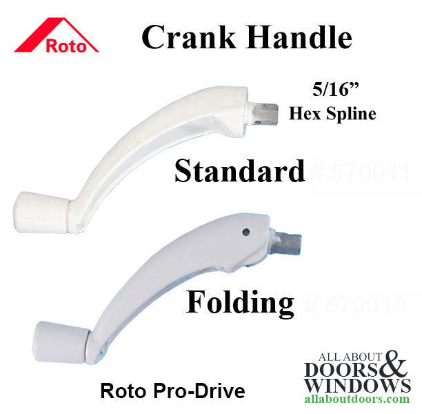 Roto Pro Drive crank handle, Folding, Operators - Choose Color - Roto Pro Drive crank handle, Folding, Operators - Choose Color