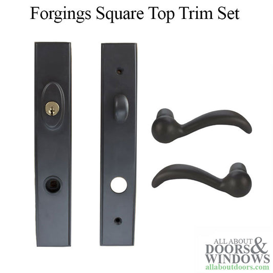 Forgings 10" Square top Keyed Active Trimset