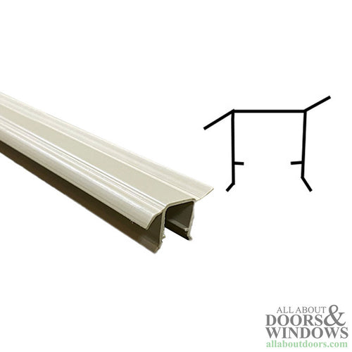 U-Vinyl Weatherstrip for Parting Stop Head Side Jamb 80