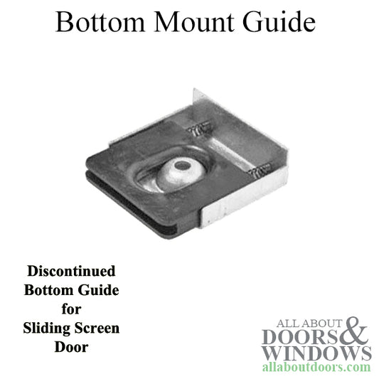 Bottom Mount Guide for Sliding Screen Door