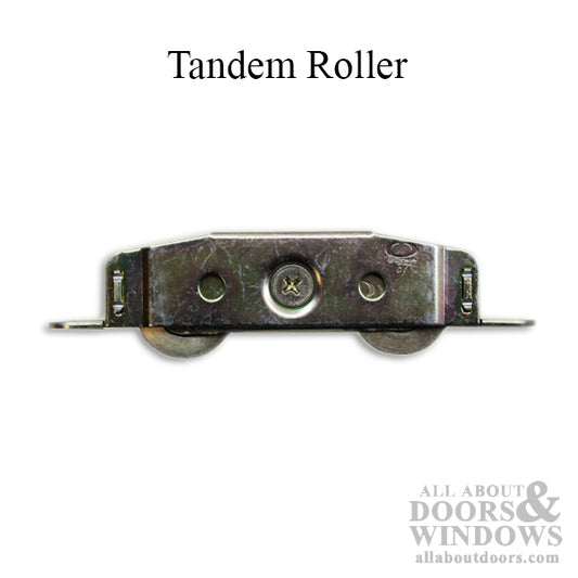 Sliding Patio Door Roller Two Wheels Flat Tab Tandem Rollers Steel Wheel Sliding Patio Door Roller