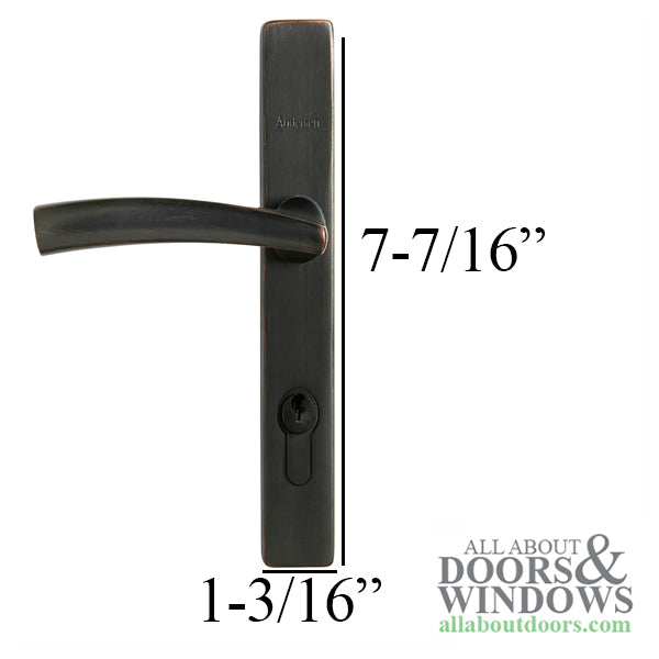 Andersen Emco Modern Storm Door Handle Set Trim Venetian Bronze - Andersen Emco Modern Storm Door Handle Set Trim Venetian Bronze