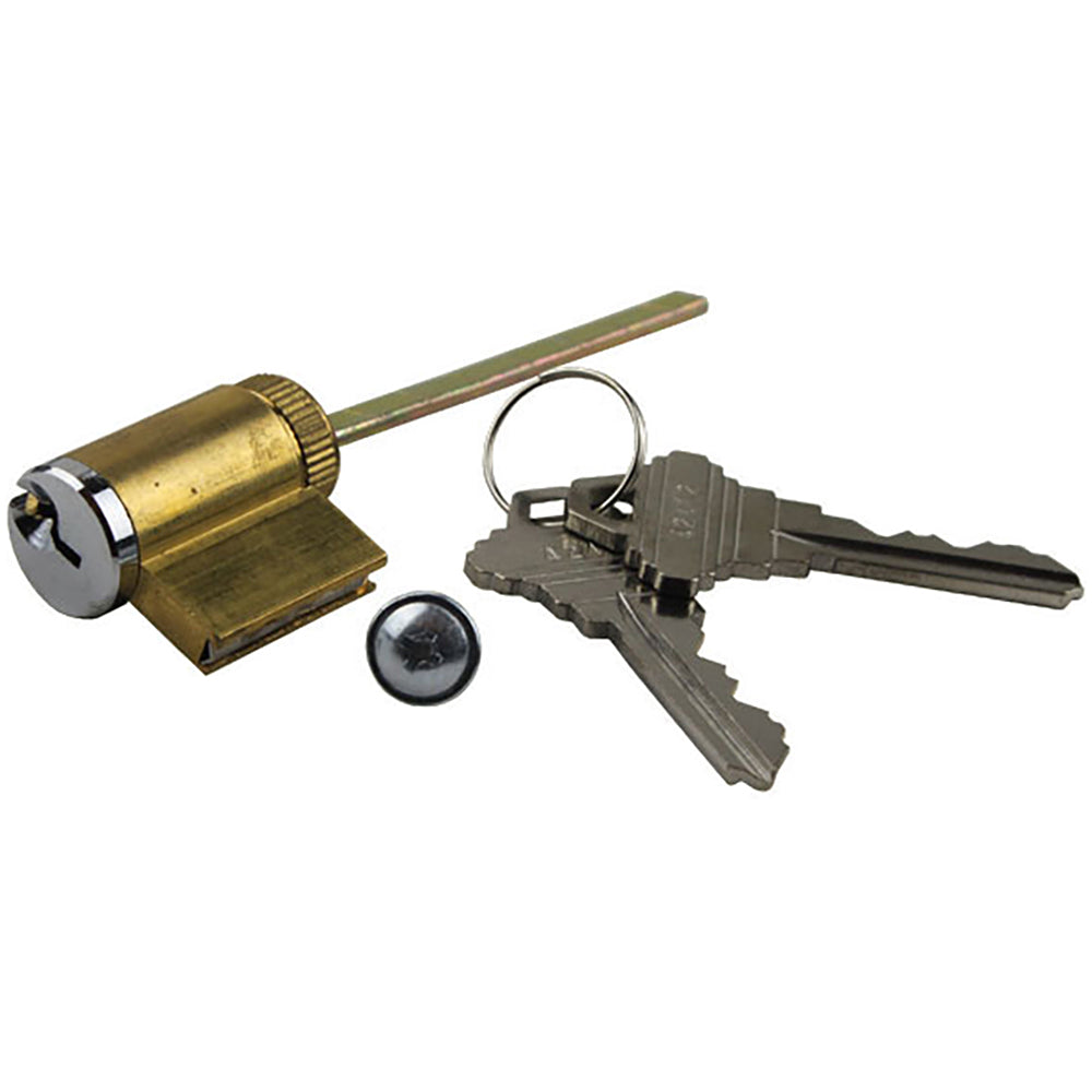 Outside Lock Cylinder, Classic vinyl sliding door SC-1, 5 Pin  - Keyed Alike - Outside Lock Cylinder, Classic vinyl sliding door SC-1, 5 Pin  - Keyed Alike