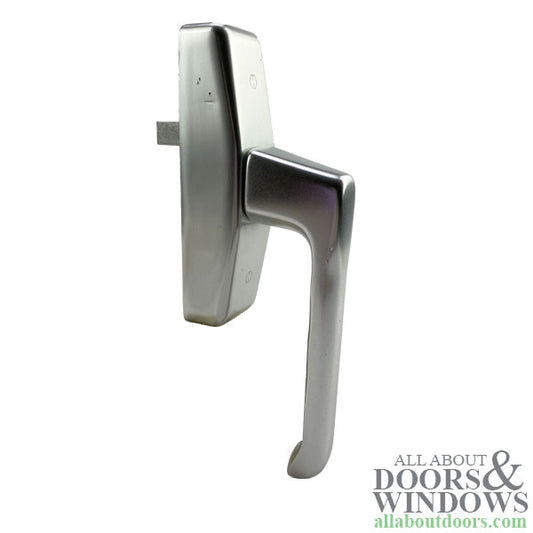 Turn & Tilt Window Handle, Silver, London, Cast Aluminum
