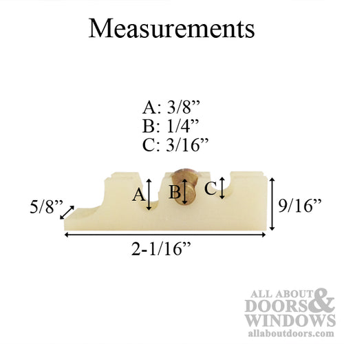 Roller, Plastic Housing, Sliding Window, 3 Position C100 - Roller, Plastic Housing, Sliding Window, 3 Position C100