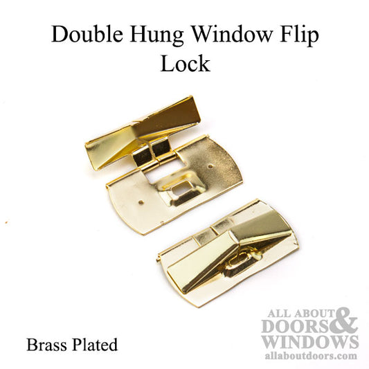 Double Hung Wood Window Flip Lock - 2 pack