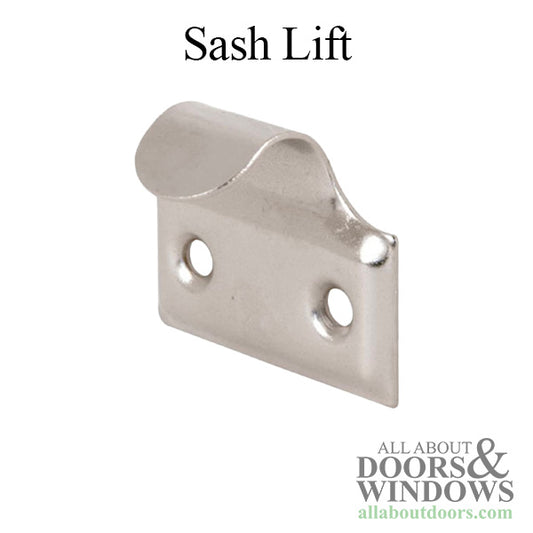 Sash Lift - Wood Sash Hardware, Stamped Steel - Choose Color