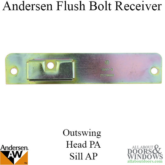 Flush  Bolt Receiver - Head PA/  Sill AP