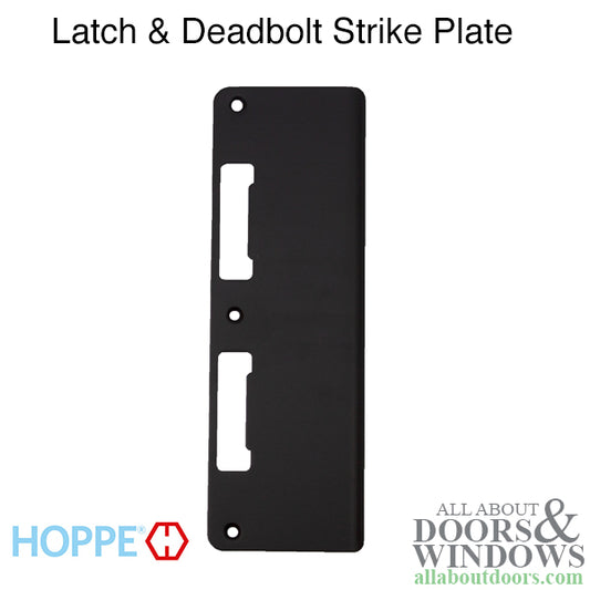 Strike Plate, PC0024N, Extra Wide Latch & Deadbolt  2.94 x 8.82 - Rustic Umber