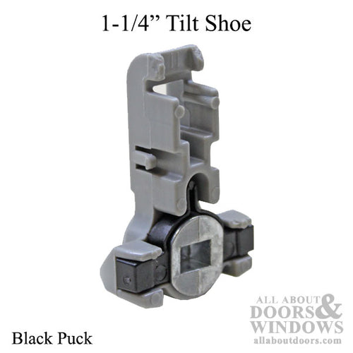 Tilt shoe, 1-1/4 - Black, Inverted Channel Balance - Tilt shoe, 1-1/4 - Black, Inverted Channel Balance