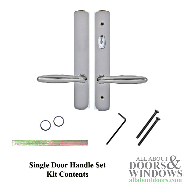 Evolutions 10 Inch Curve Top Handle Set Non-Keyed Active Door - Evolutions 10 Inch Curve Top Handle Set Non-Keyed Active Door