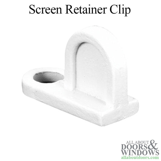 Flush Diecast Clips, White