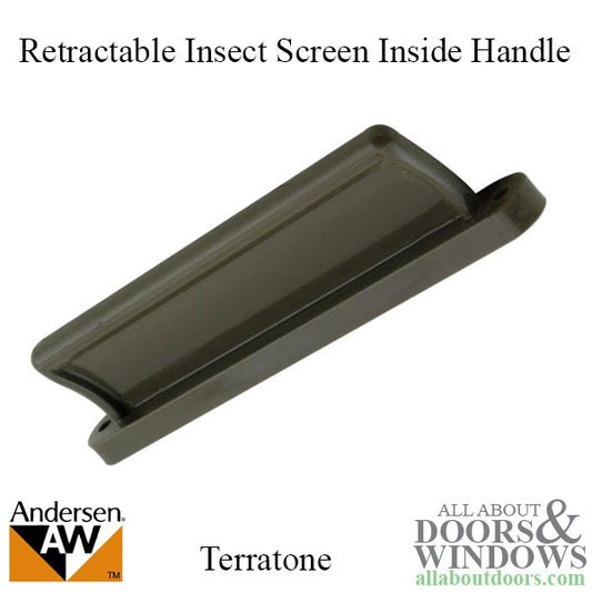 Retractable Insect Screen Interior Handle, Aug. 2003 - May 2007, Andersen Frenchwood Gliding Doors - Terratone