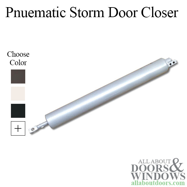 Standard Duty Storm Door Closer with Brackets - Standard Duty Storm Door Closer with Brackets