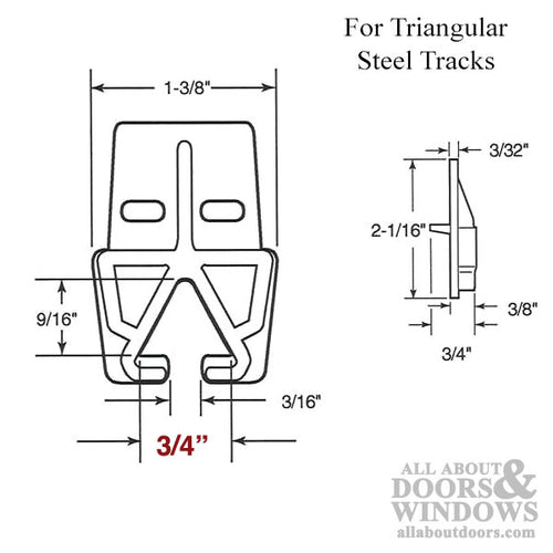 Drawer Track Guide Kit 3/4 inch - Drawer Track Guide Kit 3/4 inch