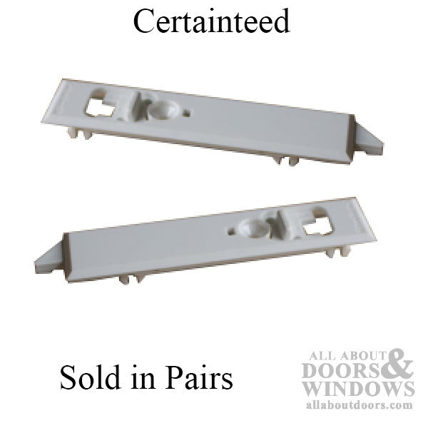 Certainteed Tilt Latch, Snap in style, Sold in Pairs -  White - Certainteed Tilt Latch, Snap in style, Sold in Pairs -  White