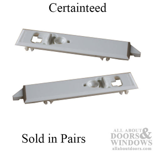 Certainteed Tilt Latch, Snap in style, Sold in Pairs -  White - Certainteed Tilt Latch, Snap in style, Sold in Pairs -  White