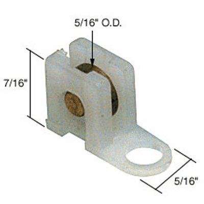 Discontinued - Roller Assembly (Flat) - Sliding Windows, Nylon / Brass - Discontinued - Roller Assembly (Flat) - Sliding Windows, Nylon / Brass