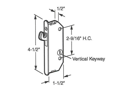Mortise Lock For Sliding Patio Doors Vertical Key Way Stainless Steel Mortise Door Lock - Mortise Lock For Sliding Patio Doors Vertical Key Way Stainless Steel Mortise Door Lock