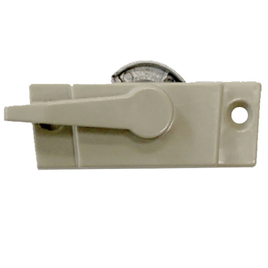 Sash Lock / Sweep Latch 2-1/4 x 25/64  screw holes  Composite