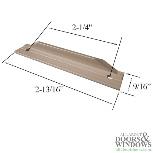 Weather Shield Casement Window Snubber Plastic 2-13/16