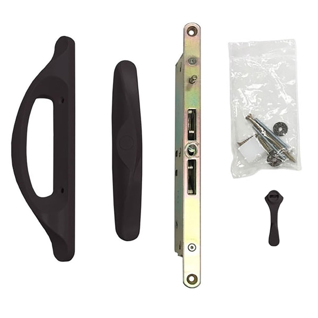 Andersen 100 series Tulsa handle set for Patio Gliding Door - Black - Andersen 100 series Tulsa handle set for Patio Gliding Door - Black